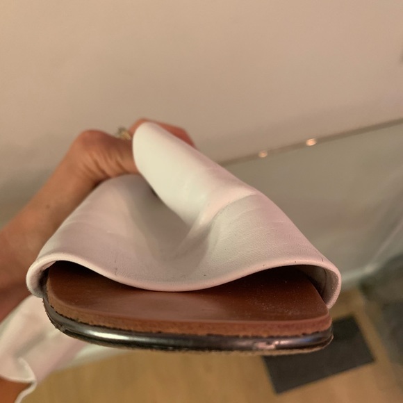 Robert clergerie white leather mules 38 - Picture 7 of 10